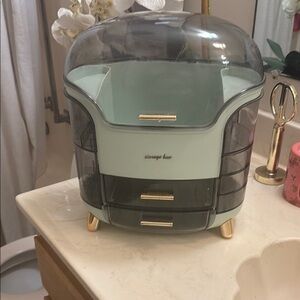 Storage Box with Gold Accents